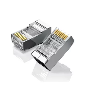   Ugreen RJ45 Ethernet fém csatlakozó, 8P / 8C, Cat.6, UTP (10db)
