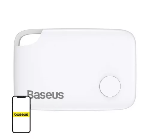 Baseus T2 Bluetooth nyomkövető zsinórral, fehér