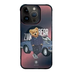   Zuck Bear California Cool iPhone 15 Pro MagSafe kompatibilis kemény hátlap tok, autó