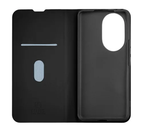 OBAL:ME SmoothTouch Honor 200 Pro mágneses flip tok, fekete