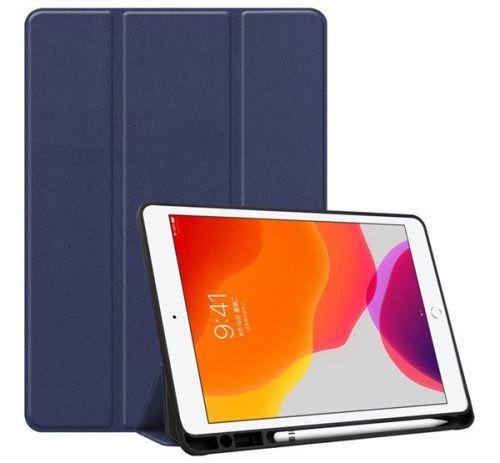 Samsung Galaxy Tab S6 Lite 10.4 (2020 / 2022 / 2024)  mappa tok, érintőceruza tartóval, sötétkék