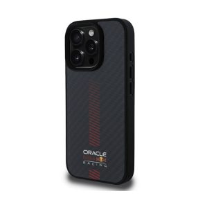 Red Bull Powerbar iPhone 16 Pro Carbon MagSafe tok, fekete