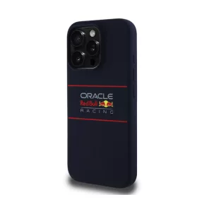   Red Bull Horizontal Logo iPhone 15 Pro szilikon MagSafe tok, tengerészkék