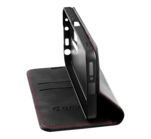 Tactical Xproof Samsung Galaxy S25 Ultra flip/oldalra nyíló tok, fekete