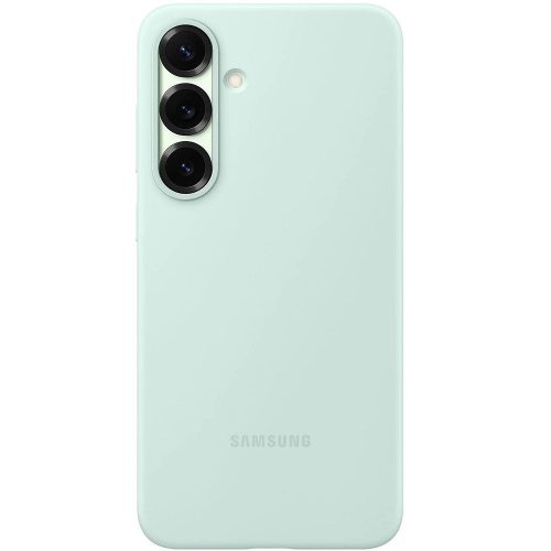 Samsung Galaxy S25+ Silicone Cover, gyári szilikon tok, menta