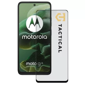   Tactical Glass Shield 5D Motorola G35 kijelzővédő üvegfólia, fekete