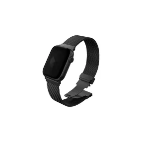   Uniq Dante Pro Apple Watch 42/41/40mm állítható fém óraszíj, fekete