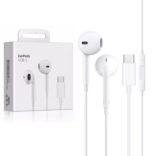 Apple EarPods gyári headset USB Type-C csatlakozóval MYQY3ZM/A, fehér