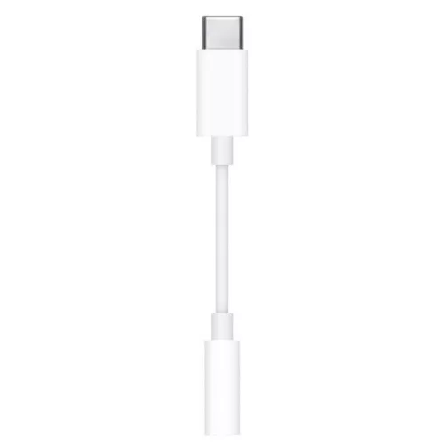 Apple USB-C – 3,5 mm-es fejhallgató jack csatlakozóhoz, MW2Q3ZM/A, fehér