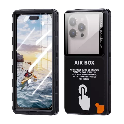 Shellbox Airbox 6.9 univerzális vízálló tok, fekete