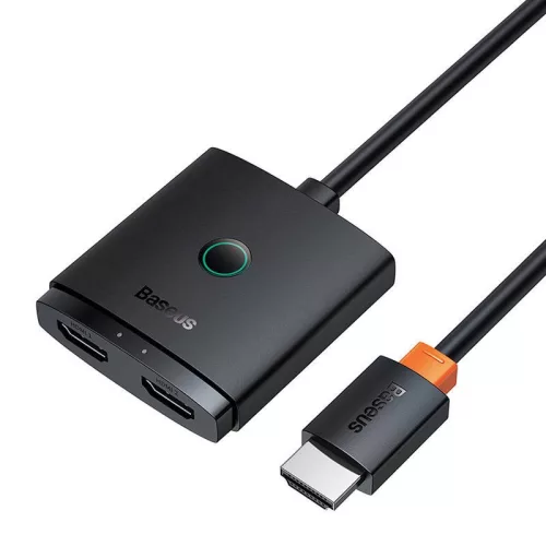 Baseus Cluster HDMI elosztó, 1 m kábellel, fekete