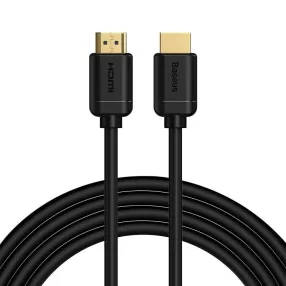 Baseus HDMI 2.0 kábel, 4K 60Hz, 3D, HDR, 18Gbps, 3m, fekete