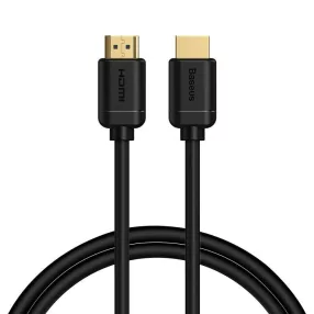 Baseus HDMI 2.0 kábel, 4K 60Hz, 3D, HDR, 18Gbps, 1m, fekete