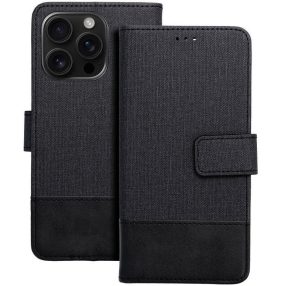   Gomma Xiaomi Redmi Note 14 Pro 4G flip/oldalra nyíló tok kártyatartó résszel, fekete