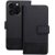 Gomma Xiaomi Redmi Note 14 Pro 4G flip/oldalra nyíló tok kártyatartó résszel, fekete