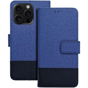   Gomma Xiaomi Redmi Note 14 Pro 4G flip/oldalra nyíló tok kártyatartó résszel, kék