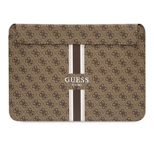 Guess Sleeve 4G Printed Stripes, GUCS14P4RPSW 14" laptop tok , barna