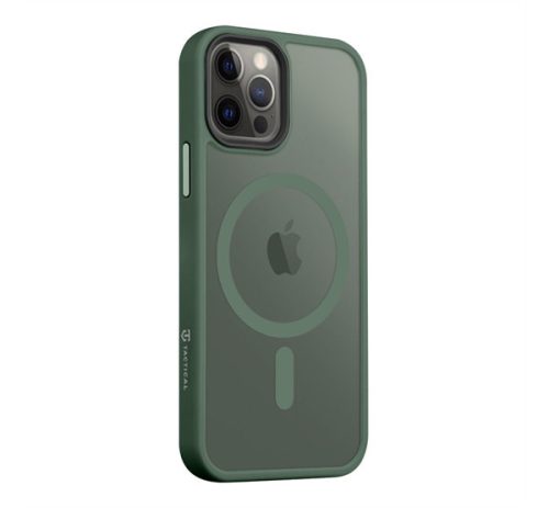 Tactical MagForce Hyperstealth Apple iPhone 12/12 Pro Magsafe hátlap tok, áttetsző/sötétszöld