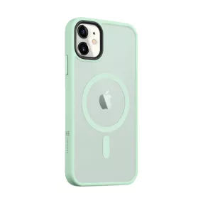   Tactical MagForce Hyperstealth Apple iPhone 11 Magsafe hátlap tok, áttetsző/világoszöld