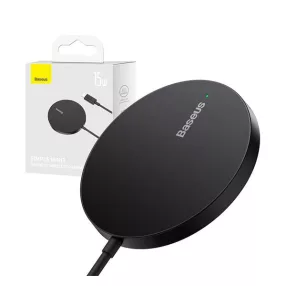   Baseus Simple Mini3 Mágneses vezeték nélküli töltő,15W, fekete