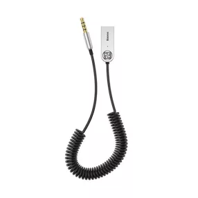 Baseus USB-A Bluetooth 5.0 audioadapter, AUX, fekete