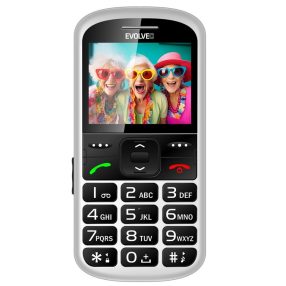   Evolveo EasyPhone XS (EP570) nyomógombos mobiltelefon, fehér