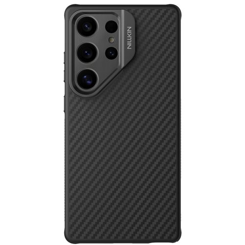 Nillkin CarboProp Aramid Samsung Galaxy S25 Ultra mágneses műanyag hátlap tok, fekete
