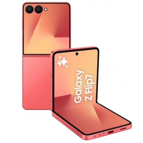 Samsung Galaxy Z Flip7 kártyafüggetlen okostelefon, 12/512GB, piros