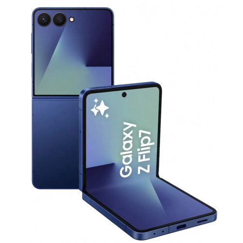 Samsung Galaxy Z Flip7 kártyafüggetlen okostelefon, 12/512GB, kék