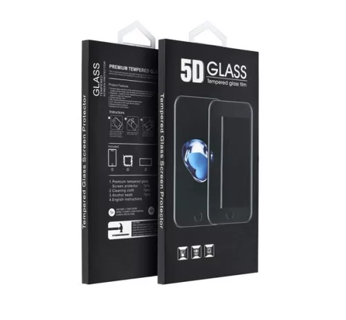 Honor 400 (Global) 5D Full Glue hajlított tempered glass kijelzővédő üvegfólia, fekete