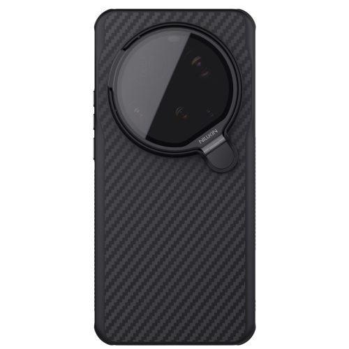 Nillkin CarboProp Aramid Mágneses Xiaomi 15 Ultra hátlap tok, fekete-átlátszó