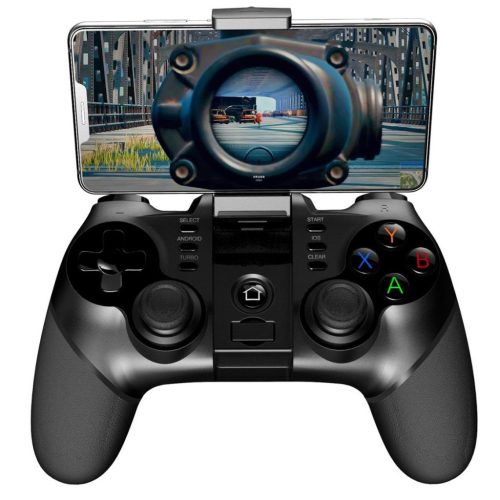 iPega 9076 2.4GHz vezeték nélküli Gamepad / kontroller iOS/PS3/PS4/PC/Android TV/N-Switch kompatibilis, fekete