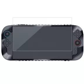   iPega SW2024A Nintendo Switch szilikon tok + tempered glass kijelző védő üvegfólia szett, fekete / átlátszó