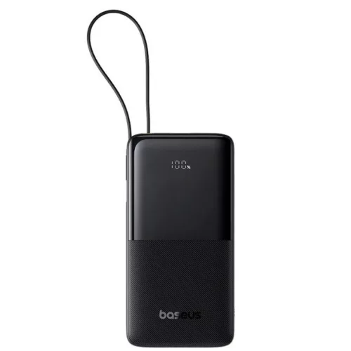 Baseus Bipow 2 Powerbank / külső akkumulátor, USB-C / USB-A port, QC + PD. 20000mAh, 20W, fekete