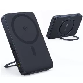   Baseus PicoGo Powerbank / külső akkumulátor kitámasztóval, USB-C port, PD + FQI, 5000mAh, 20W, fekete