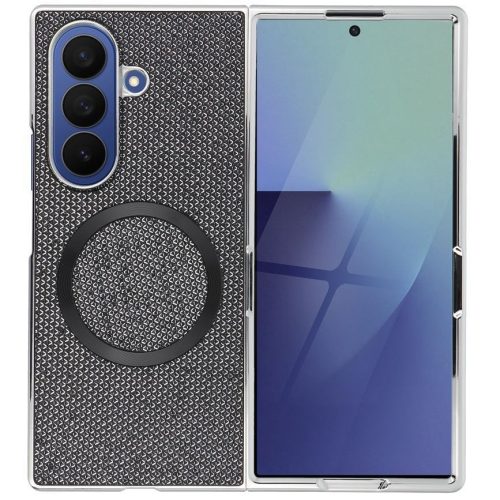 Shine Samsung Galaxy Z Fold 7 mágneses hátlap tok, szürke