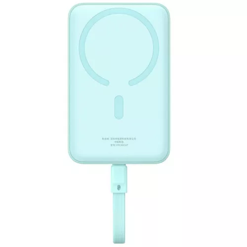 Baseus Magnetic Mini Powerbank / külső akkumulátor, USB-C port 10000mAh, 30W, kék