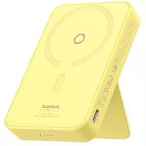   Baseus MagPro Magnetic Powerbank / külső akkumulátor, USB-C port, MagSafe, 5000mAh, 20W, sárga