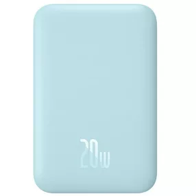   Baseus Magnetic Mini Powerbank / külső akkumulátor, USB-C port 6000mAh, 20W, kék