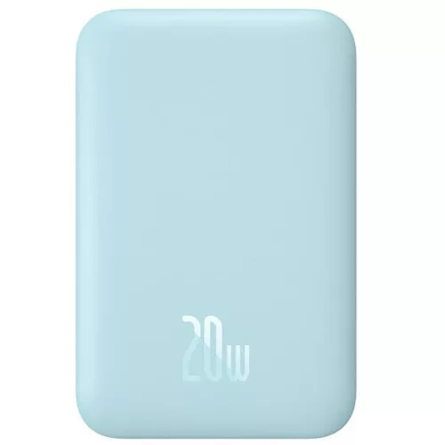 Baseus Magnetic Mini Powerbank / külső akkumulátor, USB-C port 6000mAh, 20W, kék