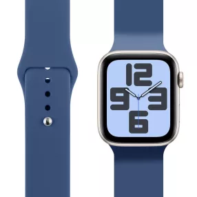 OBAL:ME Apple Watch 42/44/45/49mm szilikon szíj, M-L, kék