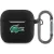 Lacoste Liquid Silicone Croc Logo AirPods 4 szilikon tok karabinerrel, fekete