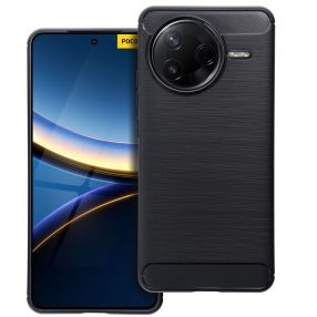 Carbon Xiaomi Poco F7 Ultra szilikon tok, fekete