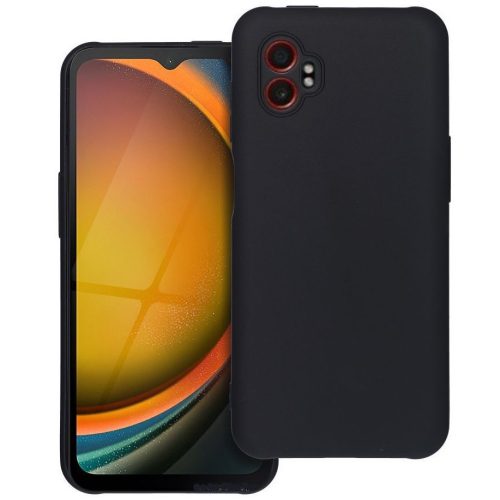 Matt szilikon Samsung Galaxy Xcover 7 Pro tok, fekete