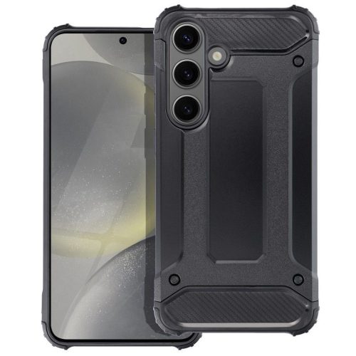 Forcell Armor ütésálló hátlap tok, Samsung Galaxy S24 Plus, fekete