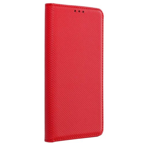 Magnet Realme 14T 5G mágneses flip tok, piros