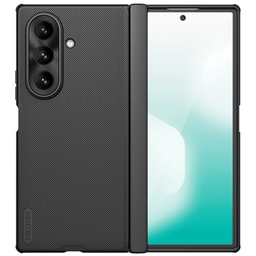 Nillkin Super Frosted Fold Samsung Galaxy Z Fold 7 mágneses műanyag hátlap tok + S-pen, fekete