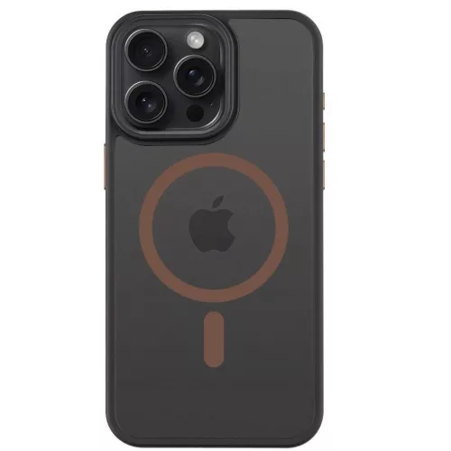 Tactical MagForce Hyperstealth 2.0 Apple iPhone 15 Pro Magsafe hátlap tok, fekete/barna