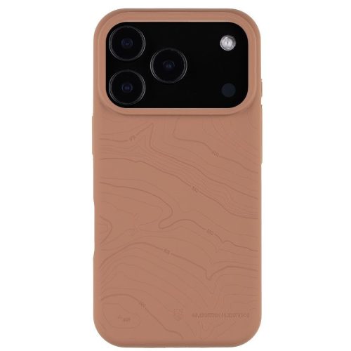 Tactical Beaver Apple iPhone 17 Pro prémium szilikon tok kameravédő peremmel, barna