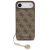 Guess 4G Charm Apple iPhone Air (2025) Tone on Tone hátlap tok, barna